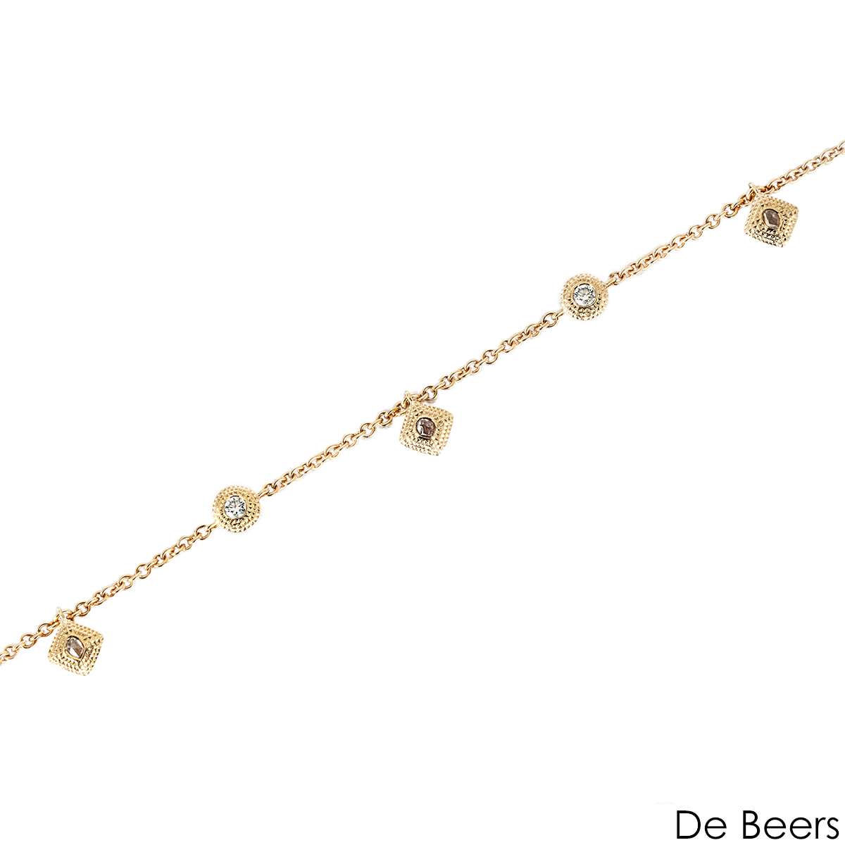 De Beers Rose Gold Talisman Charm Bracelet B103223 De Beers Rose Gold Talisman Charm Bracelet B103223
